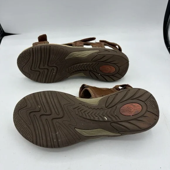 Earth Spirit Shoes Womens Size 10 Gelron 2000 Dewey Brown Leather Sandals - Picture 10 of 10